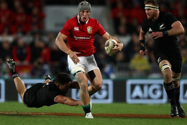 Davies was one of the Lions' top performers during the All Blacks defeat