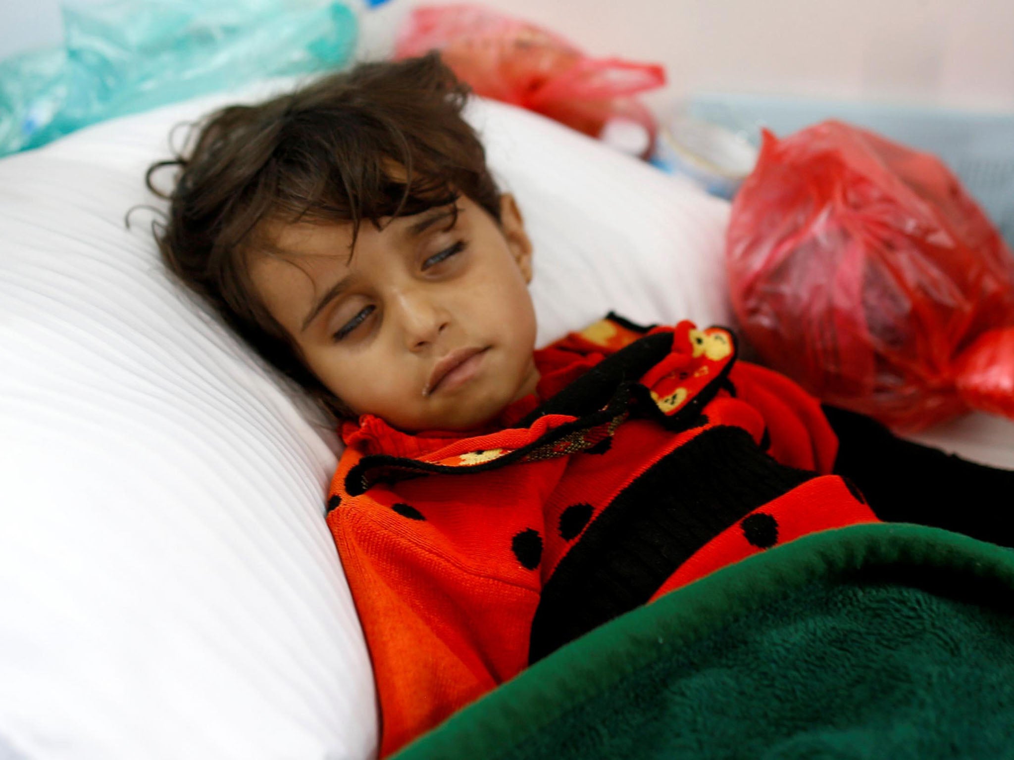 In Yemen a three year cholera outbreak is the worst in history and kills the equivalent of a child every 10 minutes with rains set to bring more suffering