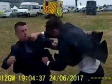 Witness rebuffs claim Tommy Robinson was defending himself in brawl
