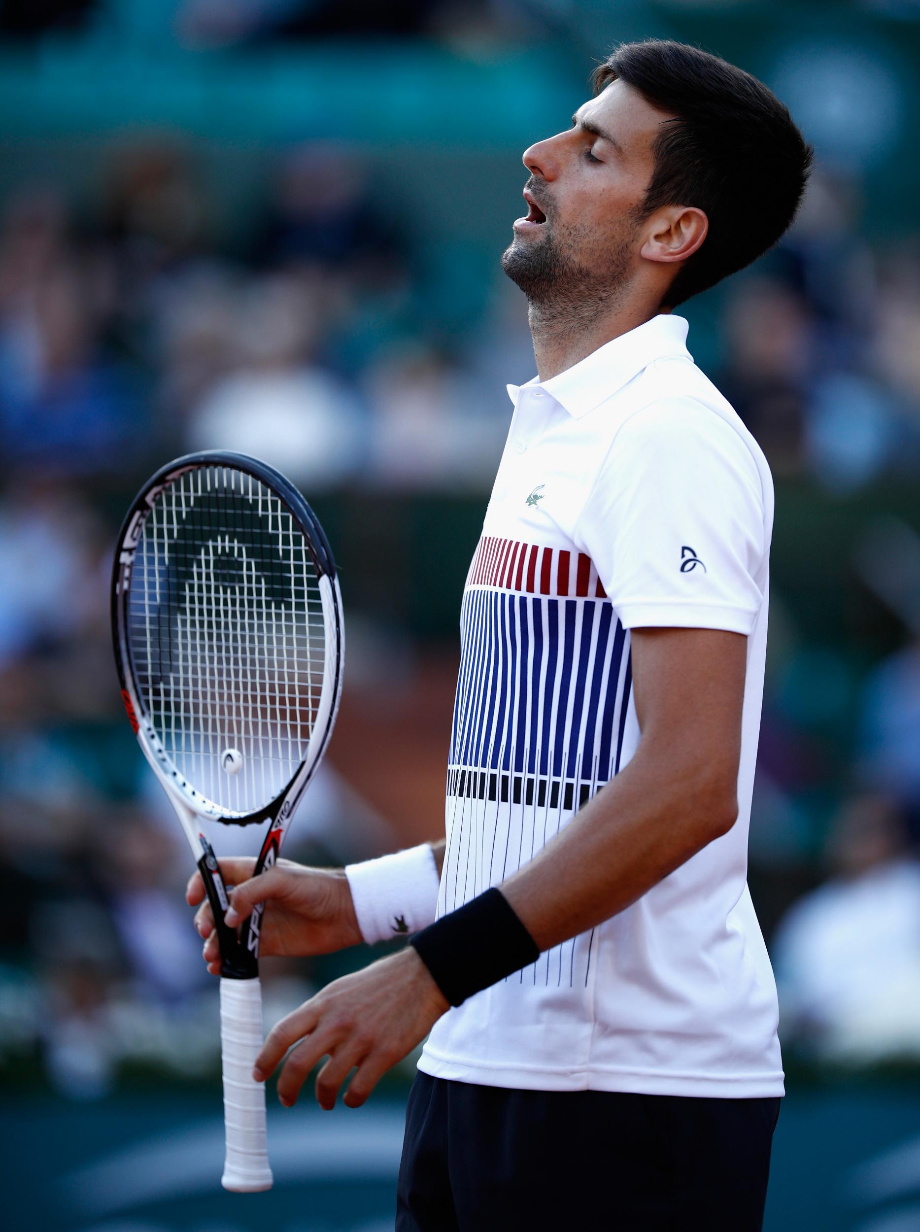 Djokovic has struggled for form in recent months