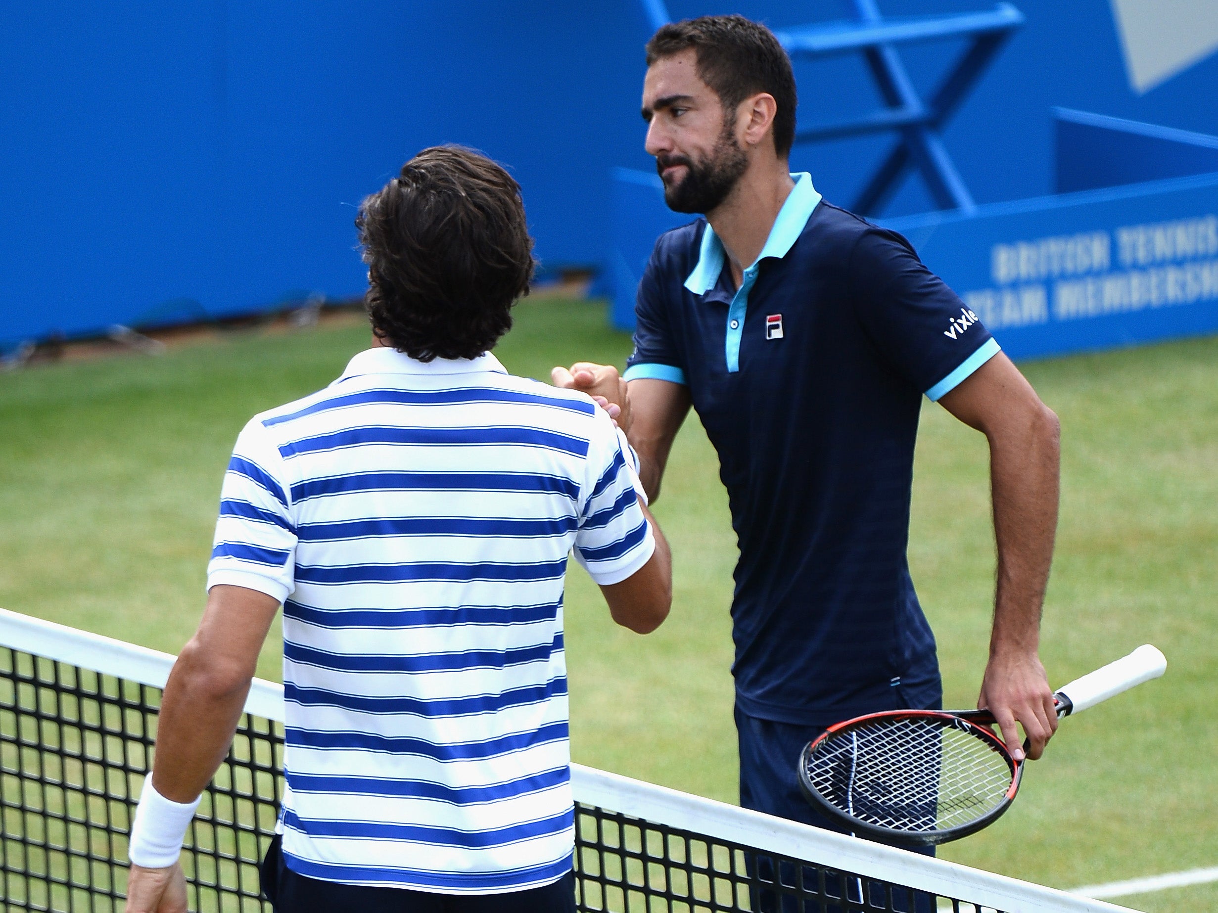 Cilic was favourite for the final in Roehampton