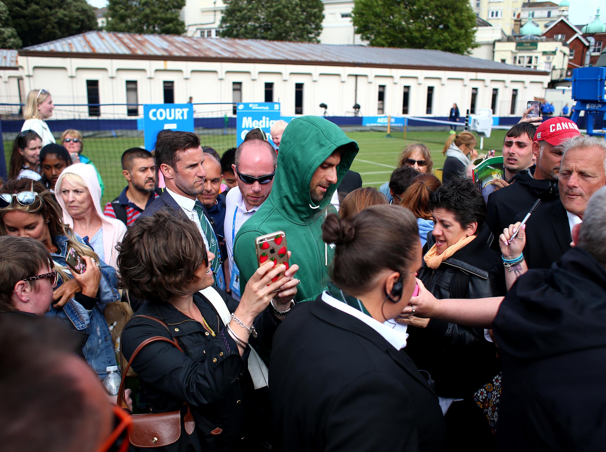 Djokovic is the star attraction in Eastbourne this week