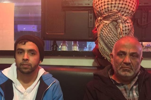 Deportation: Yousef Hassan, pictured with his father Jehad, counts on intervention from Home Secretary Amber Rudd