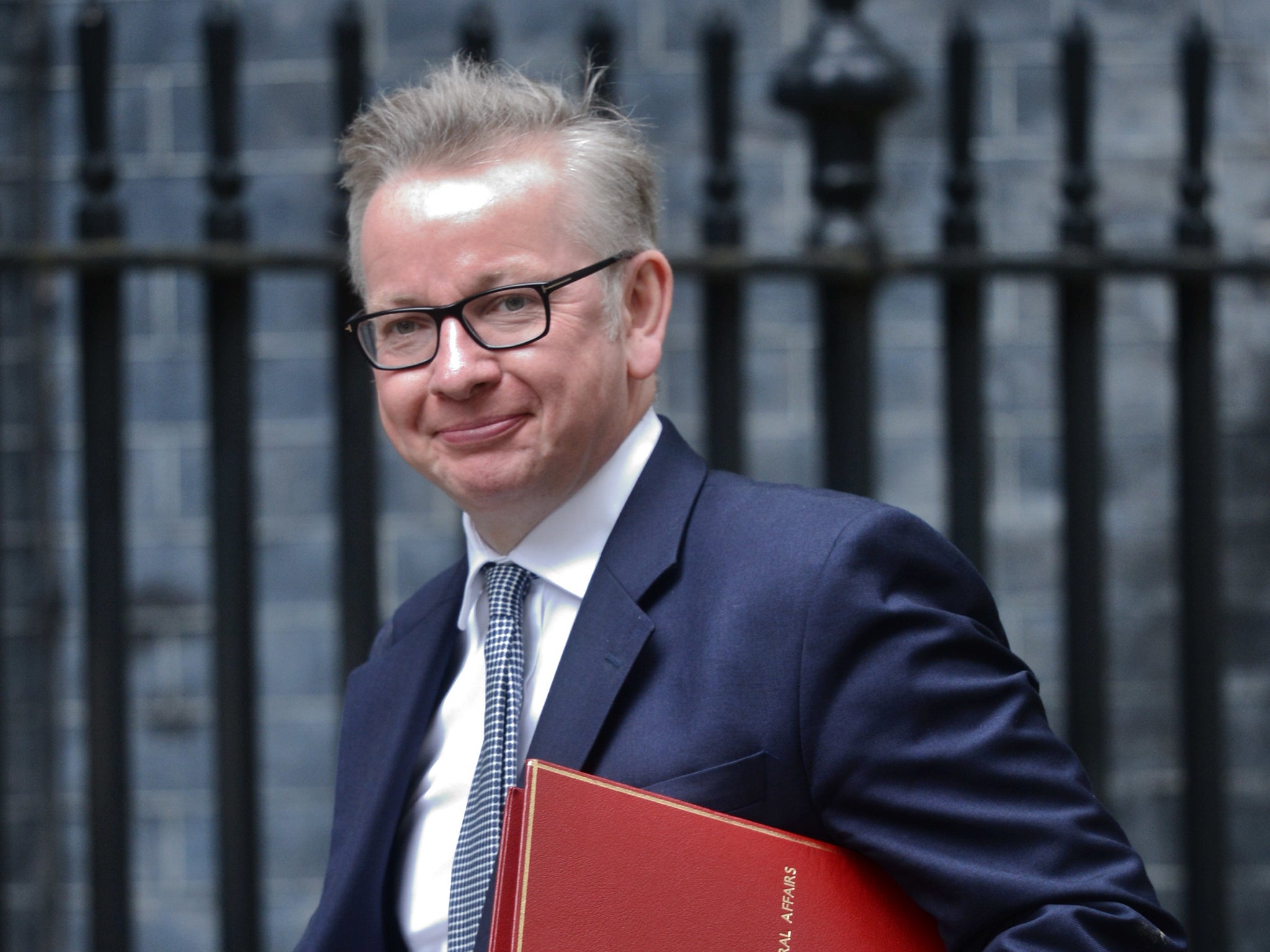 Environment Secretary Michael Gove arrives at 10 Downing Street