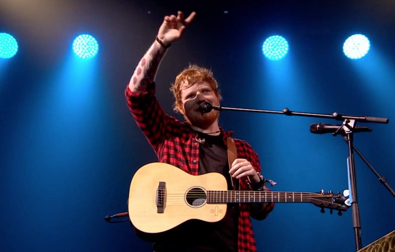 Ed Sheeran headlines Glastonbury Festival