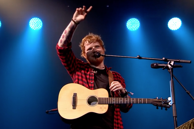 Ed Sheeran headlines Glastonbury Festival