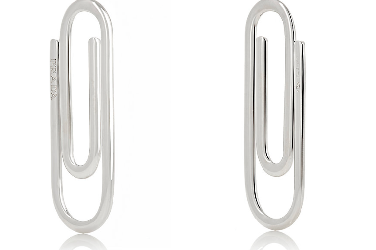 The paperclip is made from sterling silver and measures 6cm long
