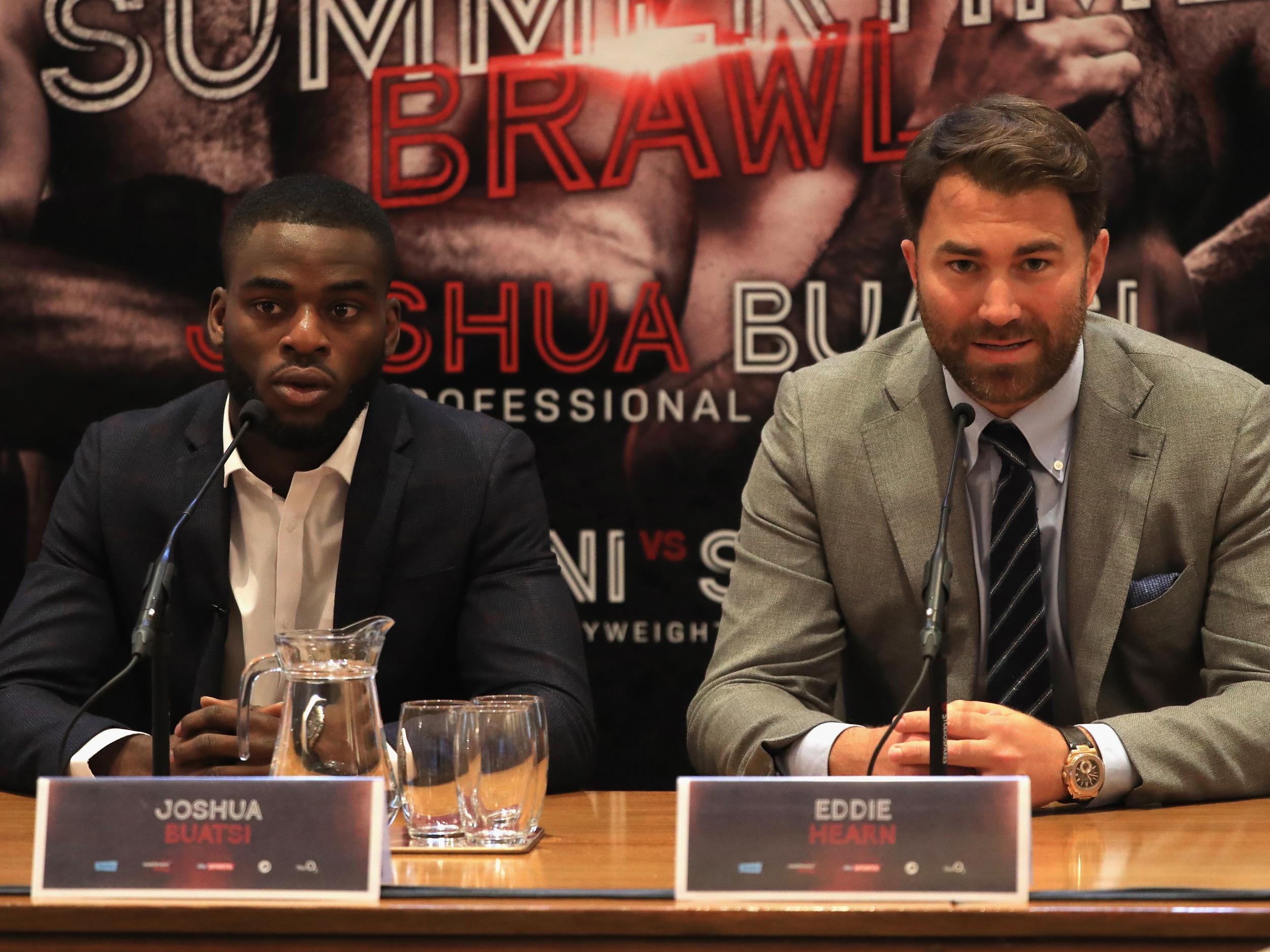 Buatsi is being promoted by Eddie Hearn on his path to glitz and success