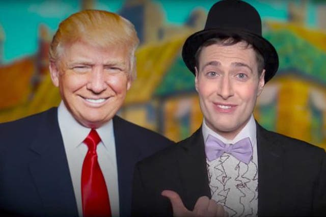 Another fine mess: a video Rainbow made mocking Donald Trump’s use of the word ‘braggadocious’ has racked up 31 million views on Facebook