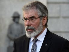 Explosive device thrown at home of ex-Sinn Fein leader Gerry Adams