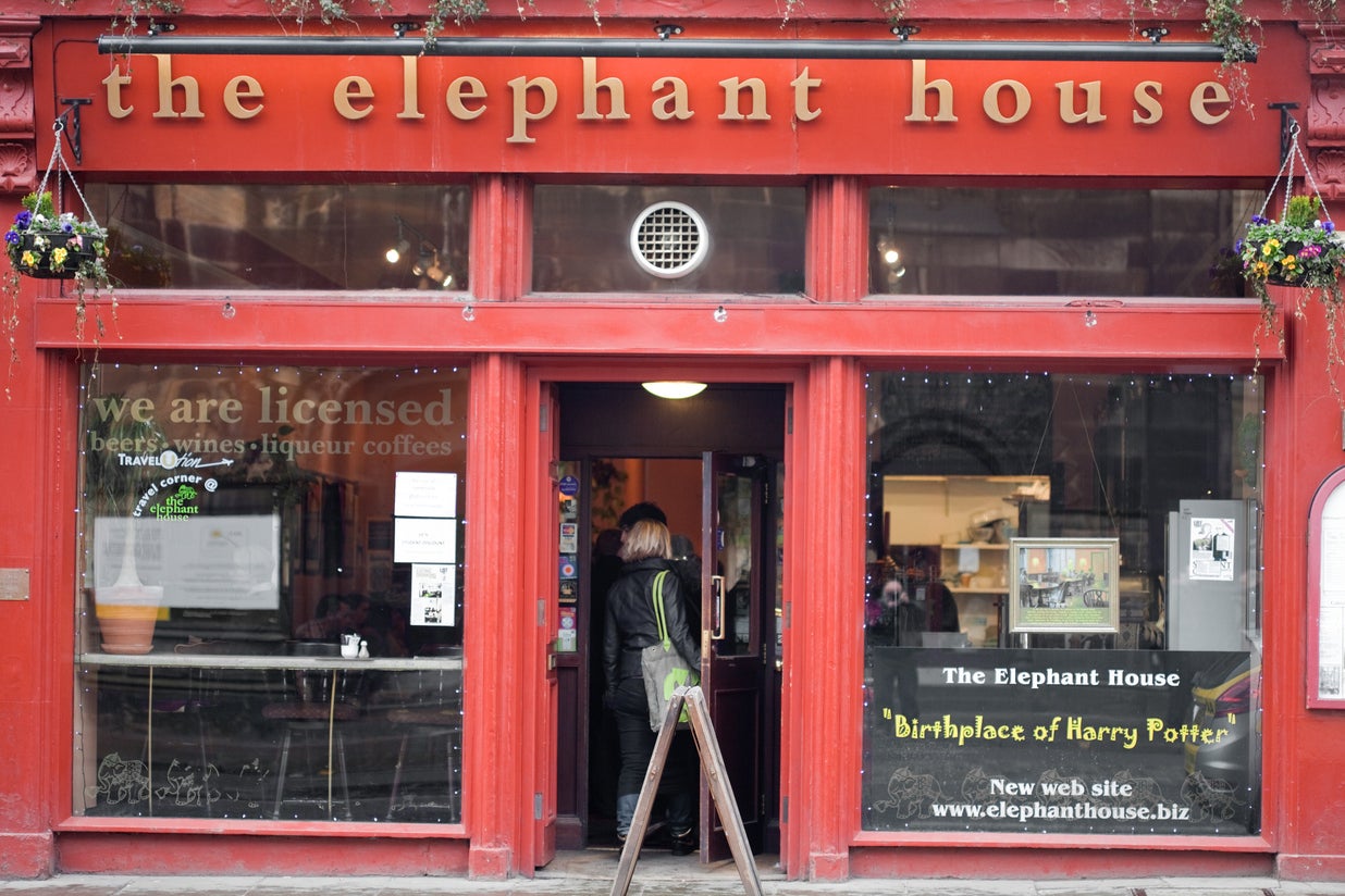 The Elephant House is sometimes called the birthplace of Harry Potter (Getty)