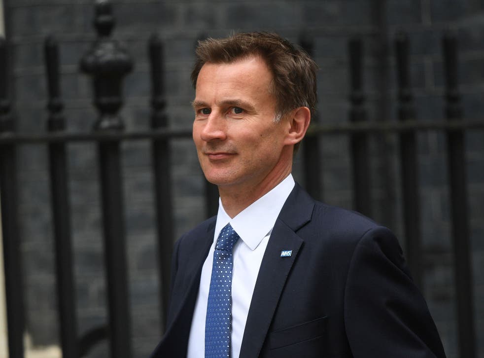 Mr Hunt is aiming to treat an extra one million people by 2021