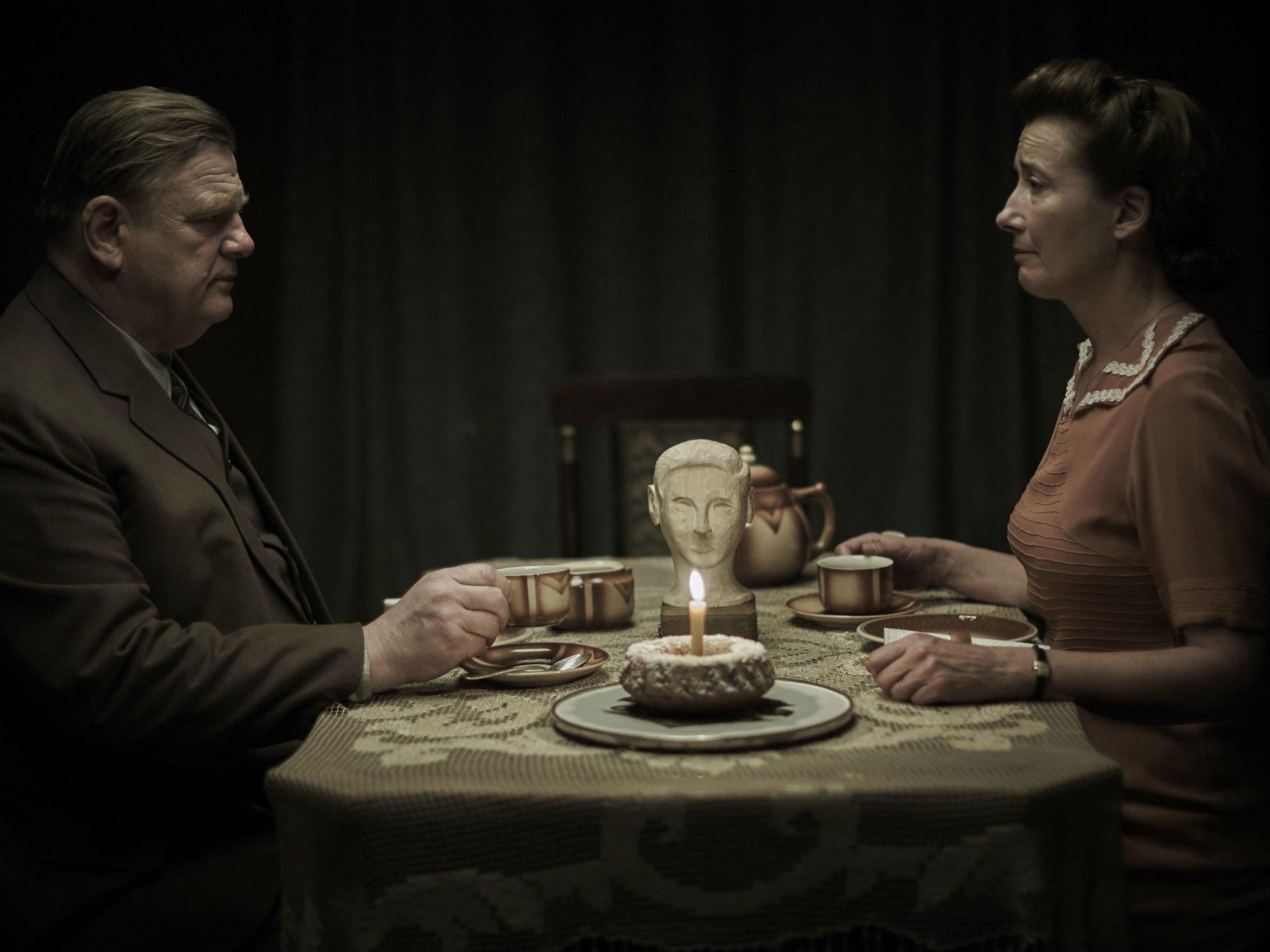 Thompson (right) and Gleeson in 'Alone in Berlin'