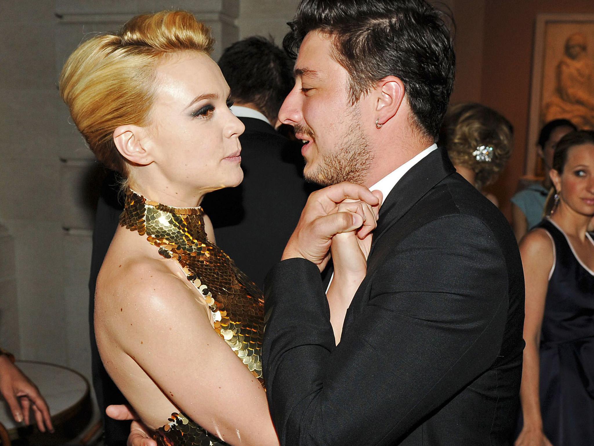 The lead singer Marcus Mumford with his wife,?actress Carey Mulligan (Rex)