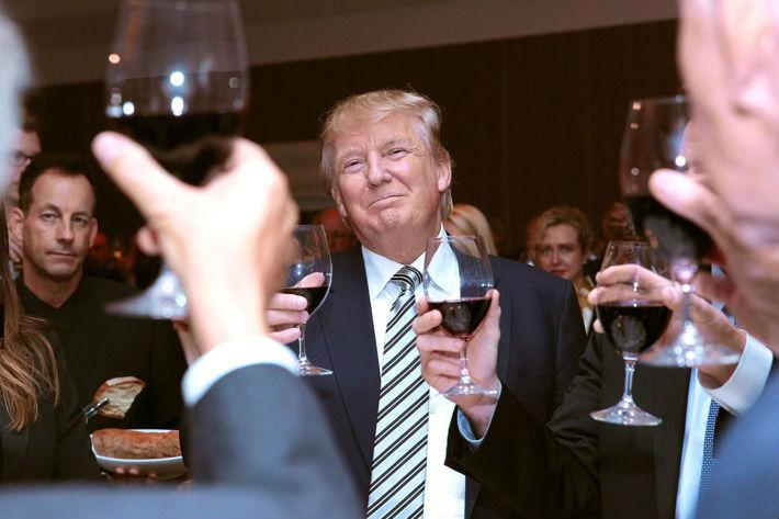 Mr Trump was born into wealth