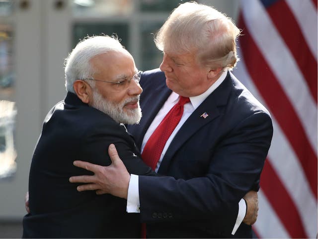 Trump has expressed his admiration for Modi on a number of occasions