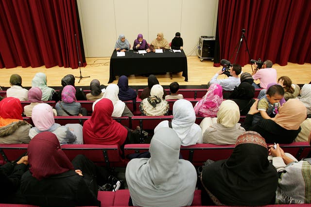The school previously allowed students to choose any style or length of headscarf (file image)