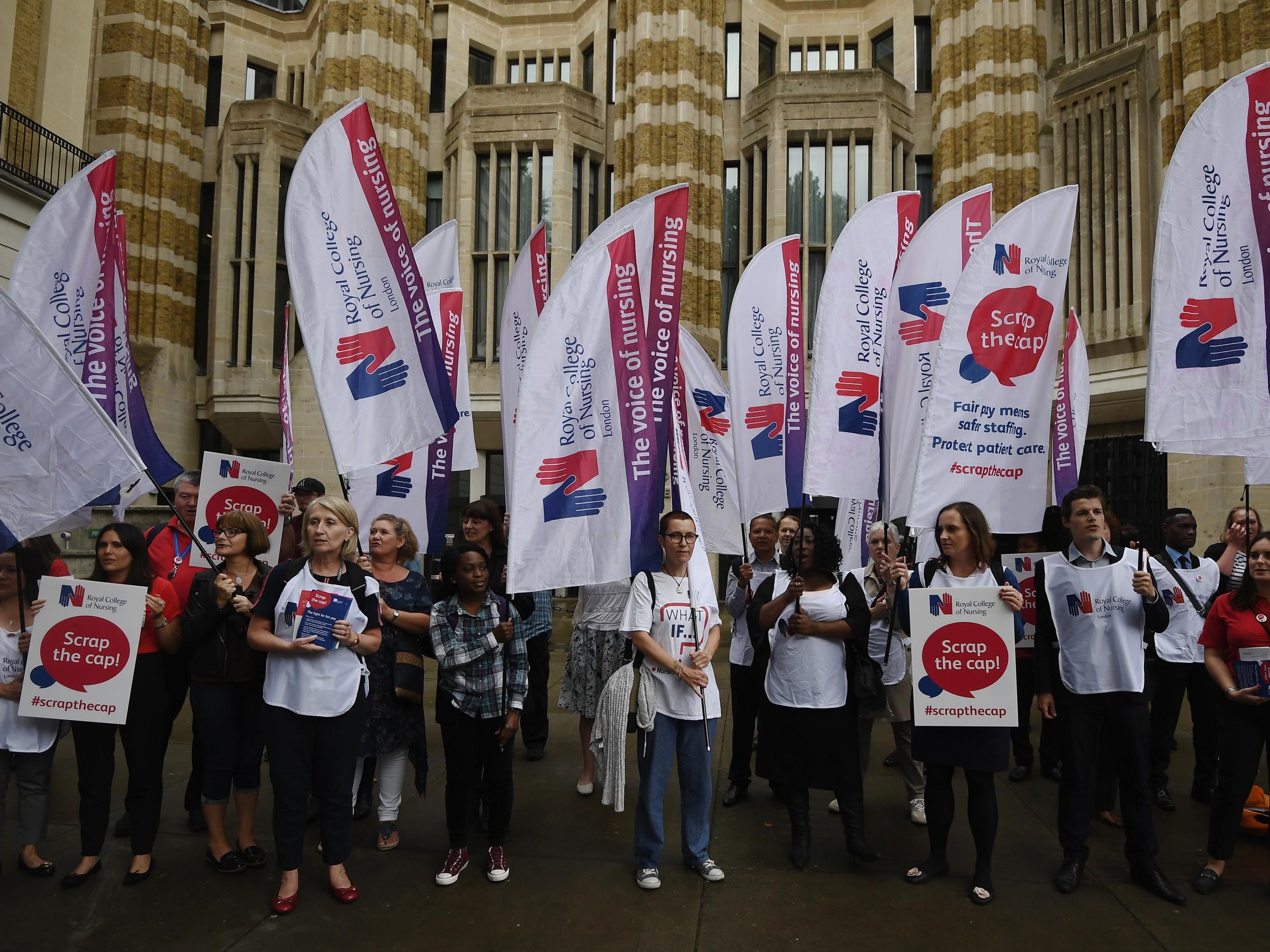 Nurses protest over low pay