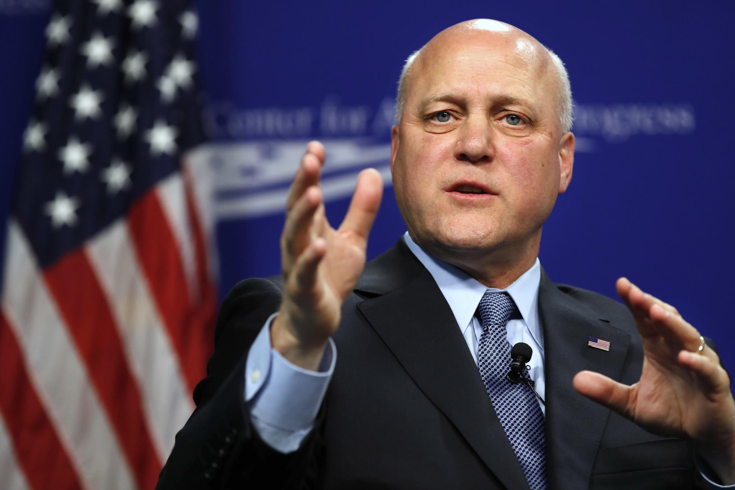 New Orleans Mayor Mitch Landrieu delivered an address at the 85th annual US Conference of Mayors (AP)