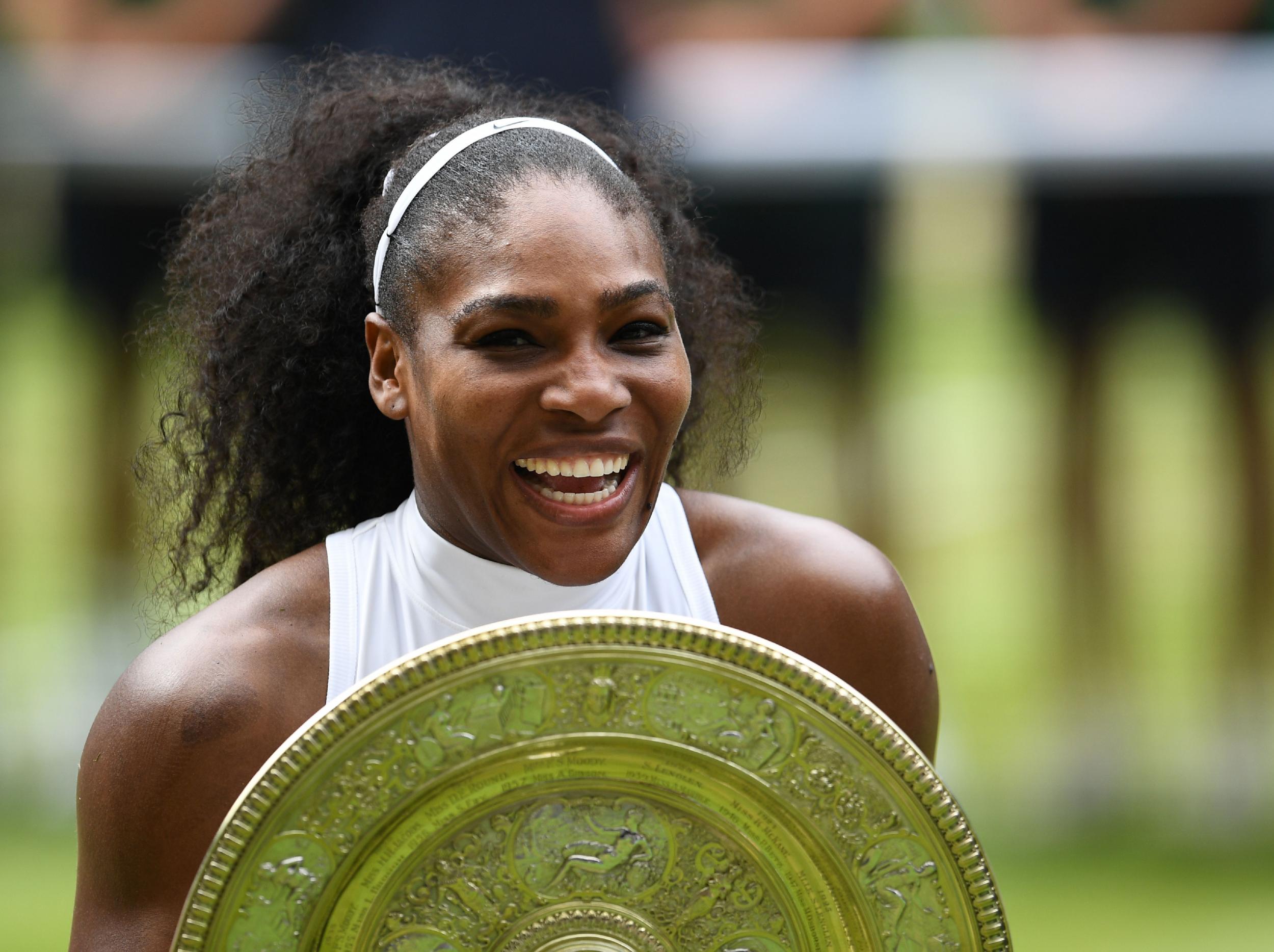 In 2016 Williams won her seventh Wimbledon title