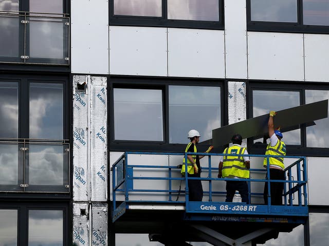 <p>Many buildings in the UK have been fitted with flammable cladding that needs replacing</p>