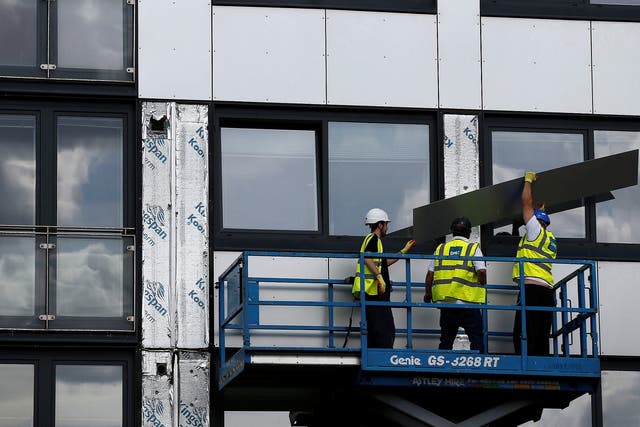 Buildings have been fitted with flammable cladding which needs replacing