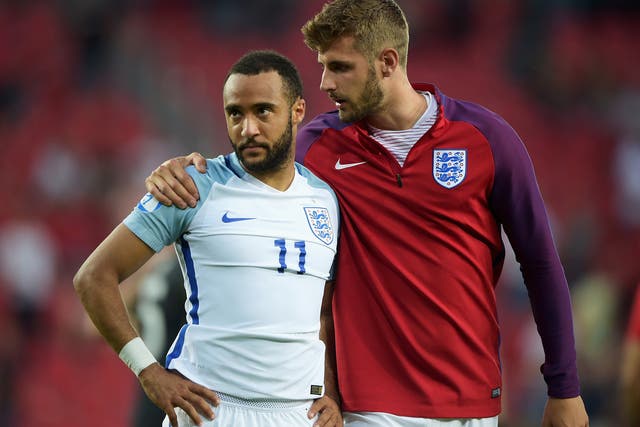 Nathan Redmond's critical kick was saved to end England's participation in Poland
