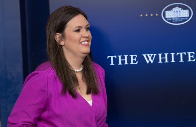 Huckabee Sanders said to watch the video even though it has been criticised over potential accuracy