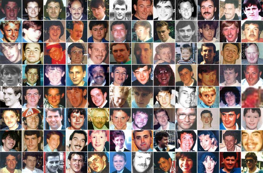 The victims of the Hillsborough disaster