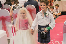 Five-year-old girl with terminal cancer gets ‘married’ to best friend