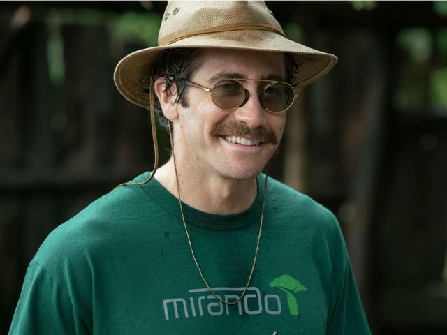 Jake Gyllenhaal as the zoologist Dr Johnny in Bong Joon-ho's 'Okja'