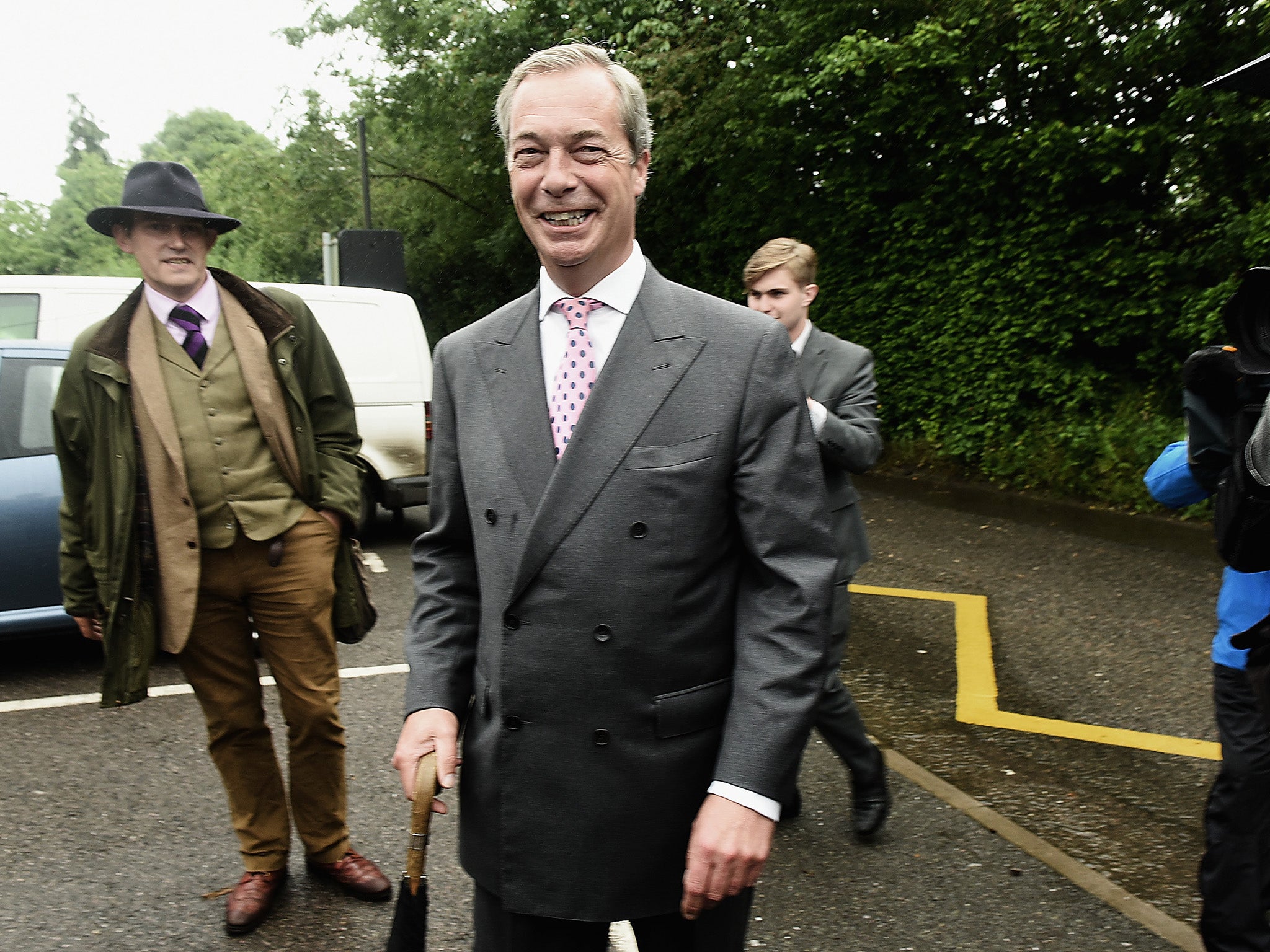 Those who voted for Farage's party in 2015 this year split their vote between Labour and Tory candidates (Getty)