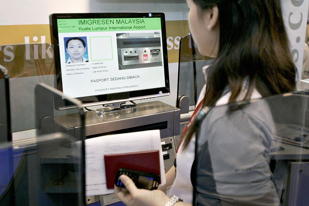 Facial recognition systems are the future for getting through airports (AFP/Getty)