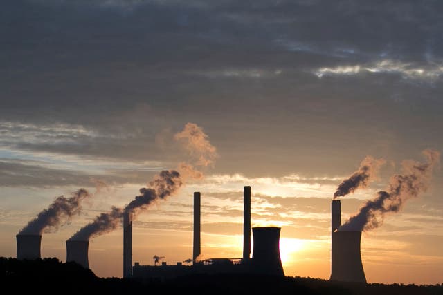 The coal-fired Plant Scherer, one of America's top carbon dioxide emitters
