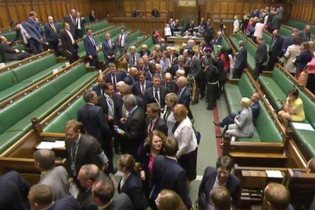 MPs voted down the motion to end the cuts and pay restraint by 323  votes to 309