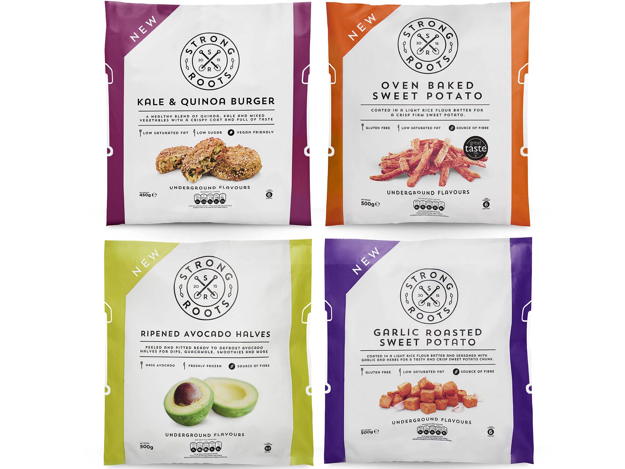 The strong roots range has four new products available at Waitrose and Whole Foods