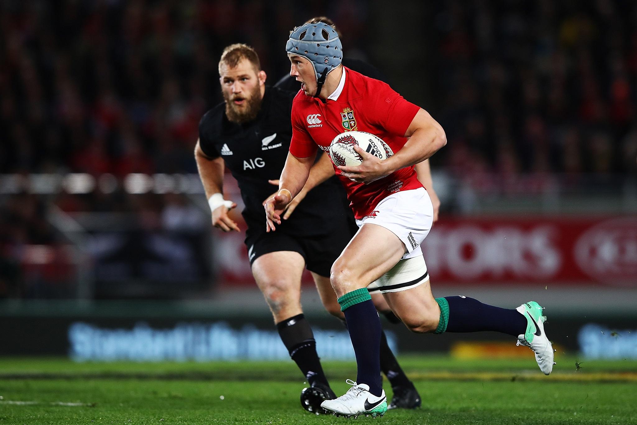 &#13;
Jonathan Davies in action during the first Test against the All Blacks (Getty Images)&#13;