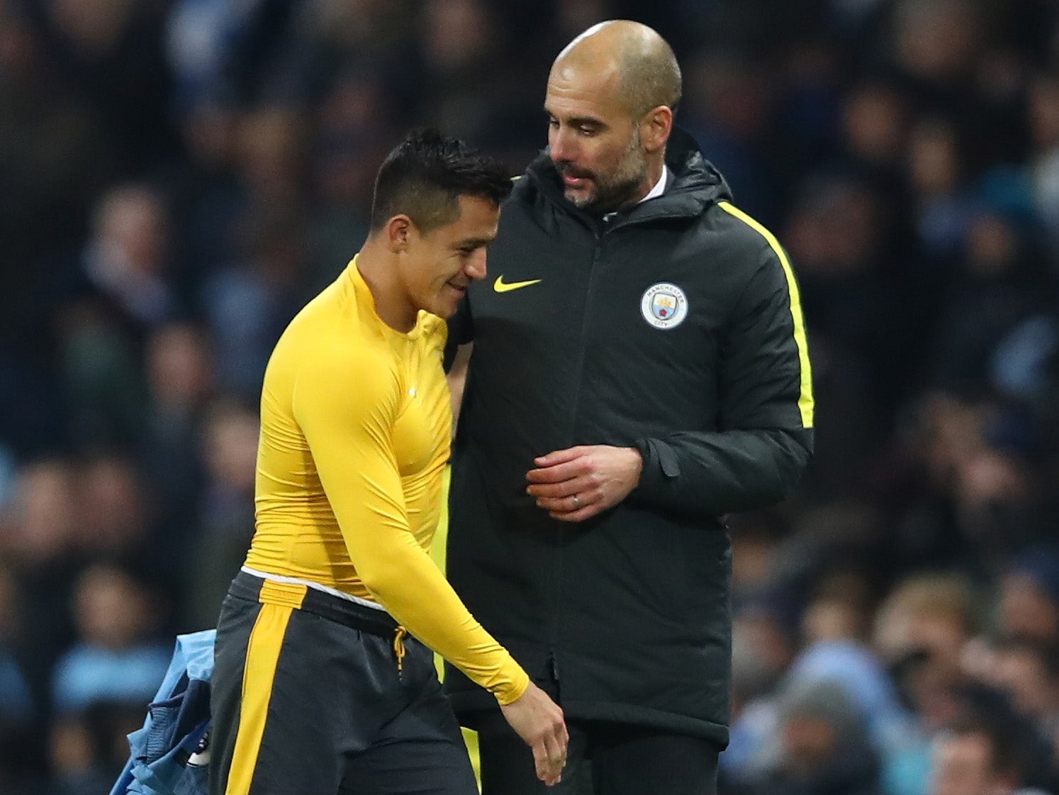 Guardiola is a huge fan of Alexis Sanchez