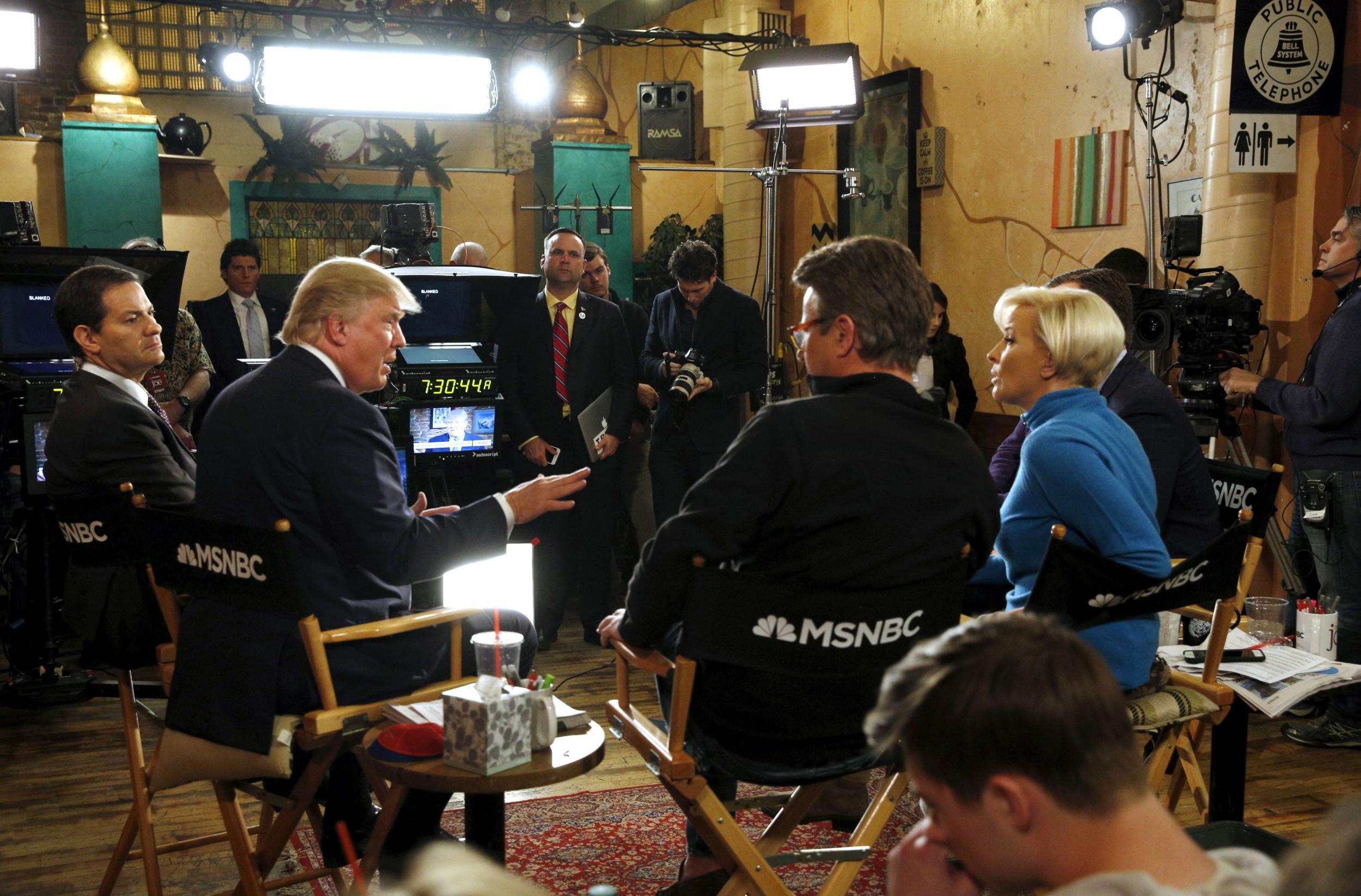 Mr Trump has had something of a love-hate relationship with the hosts of 'Morning Joe'