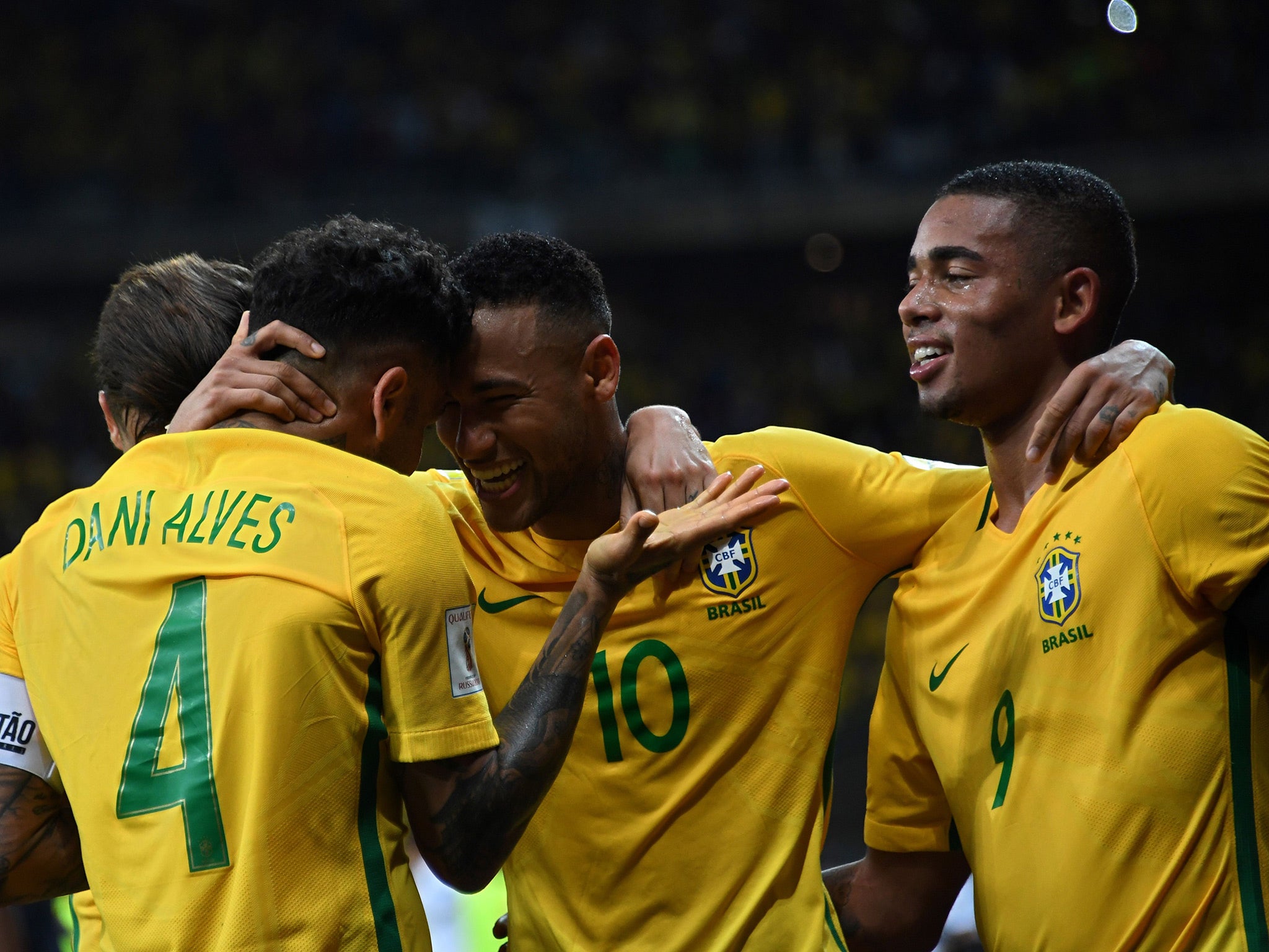 Gabriel Jesus is excited by the prospect of linking up with Dani Alves at club level