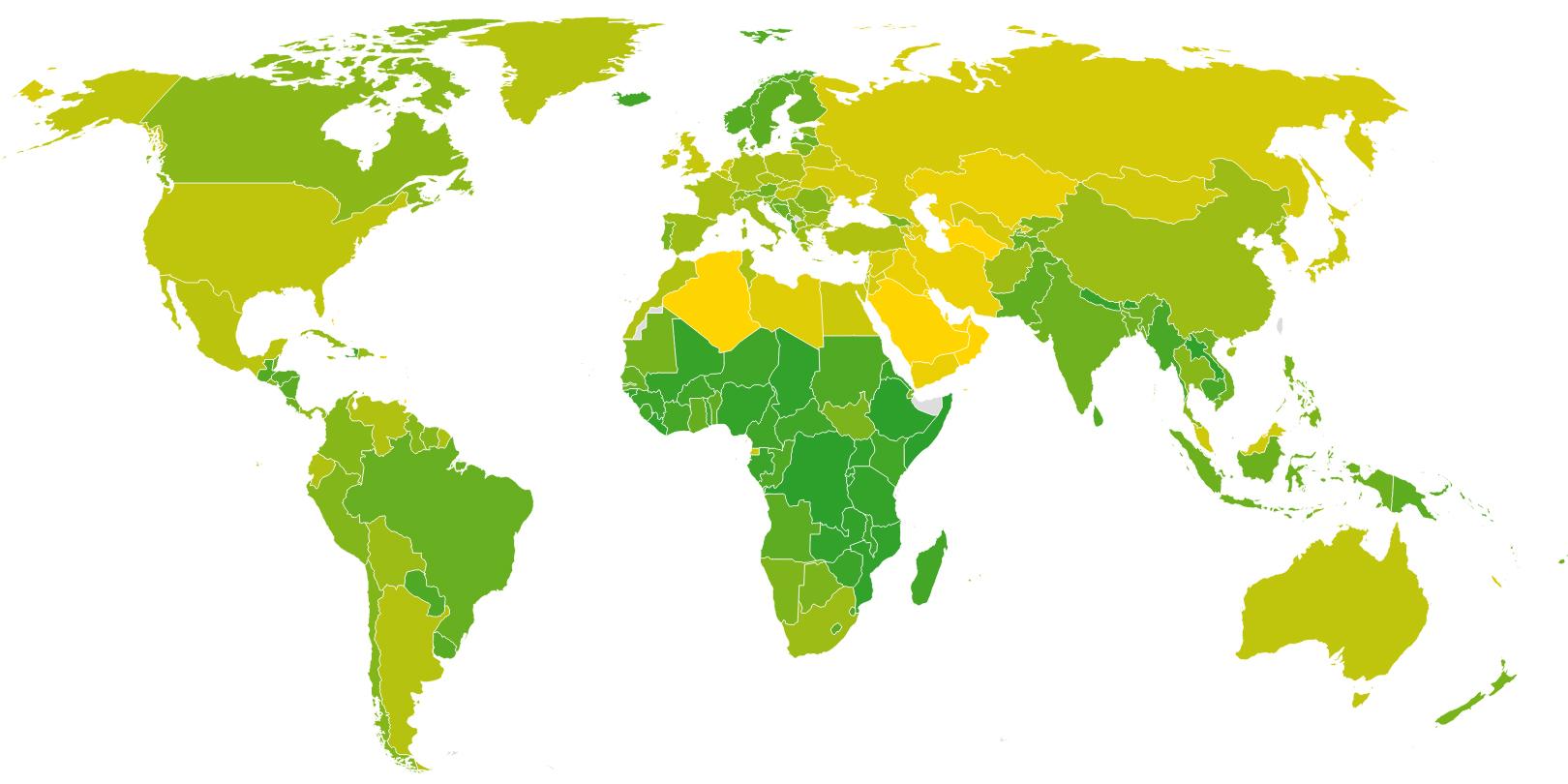 Renewable Energy World Map