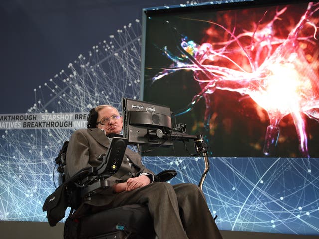 The late professor Stephen Hawking