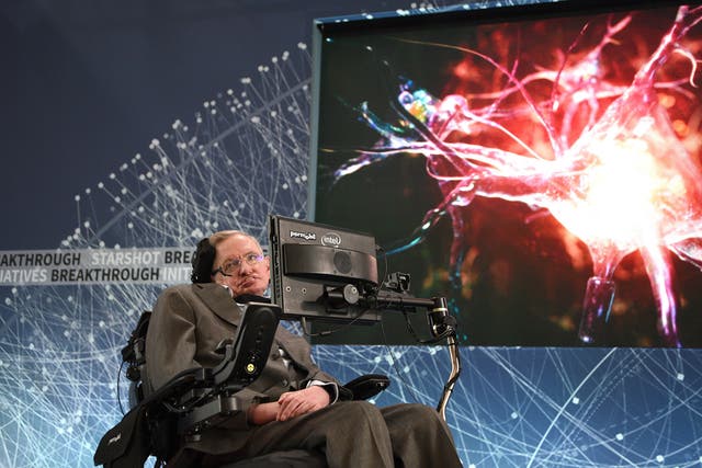 The late professor Stephen Hawking