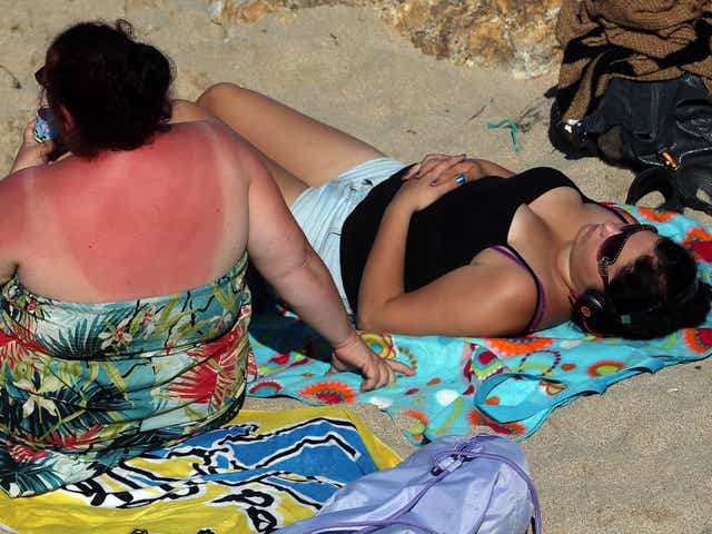 Burning issue: there has been a 500 per cent increase in the number of compensation claims for holiday sickness since 2013