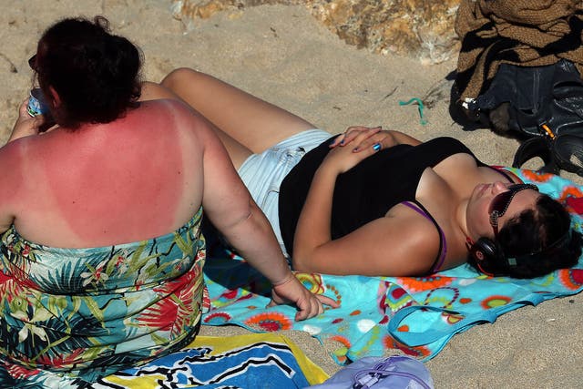 Burning issue: there has been a 500 per cent increase in the number of compensation claims for holiday sickness since 2013