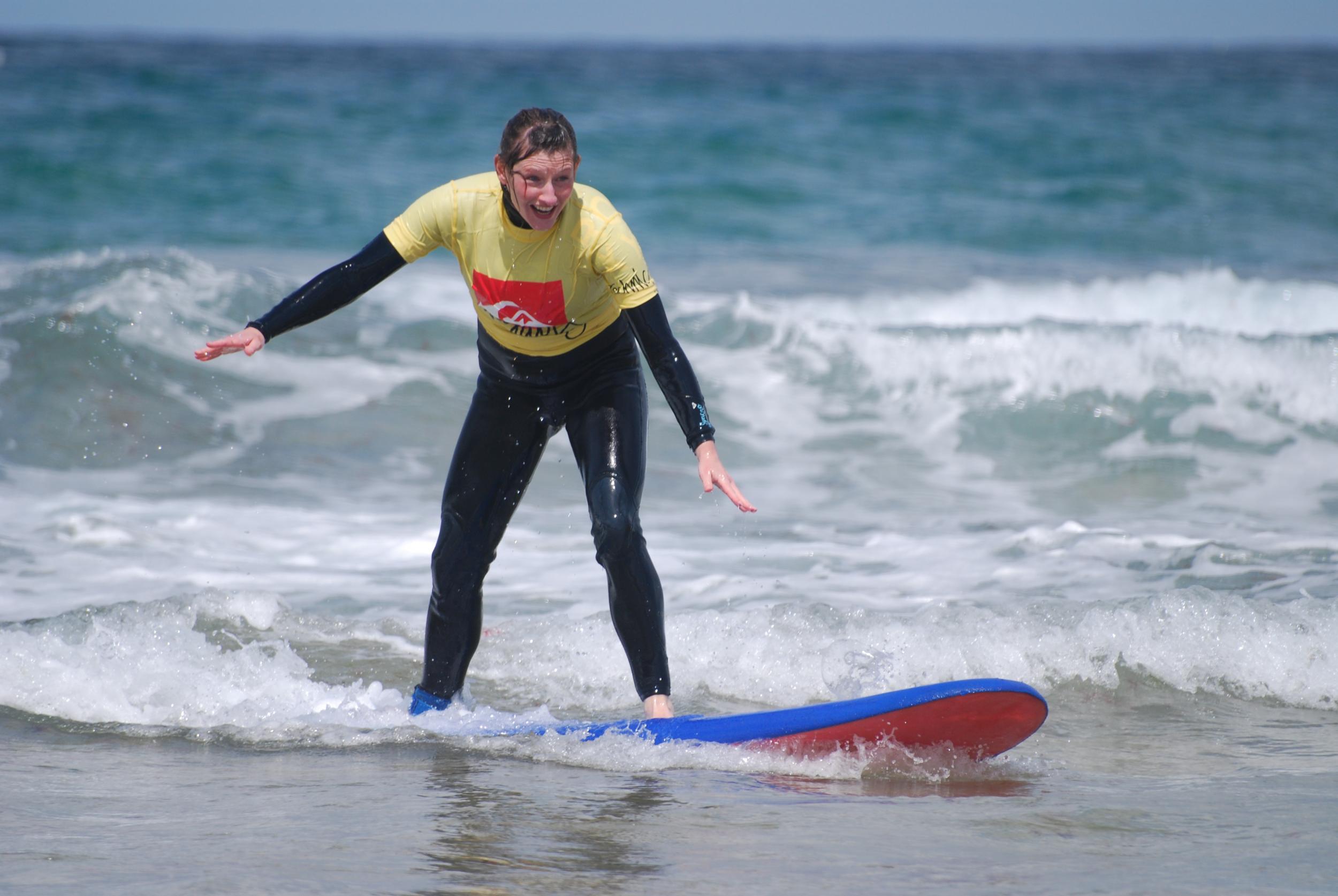 Fistral Beach is the perfect spot for surfers – pro and beginners alike (