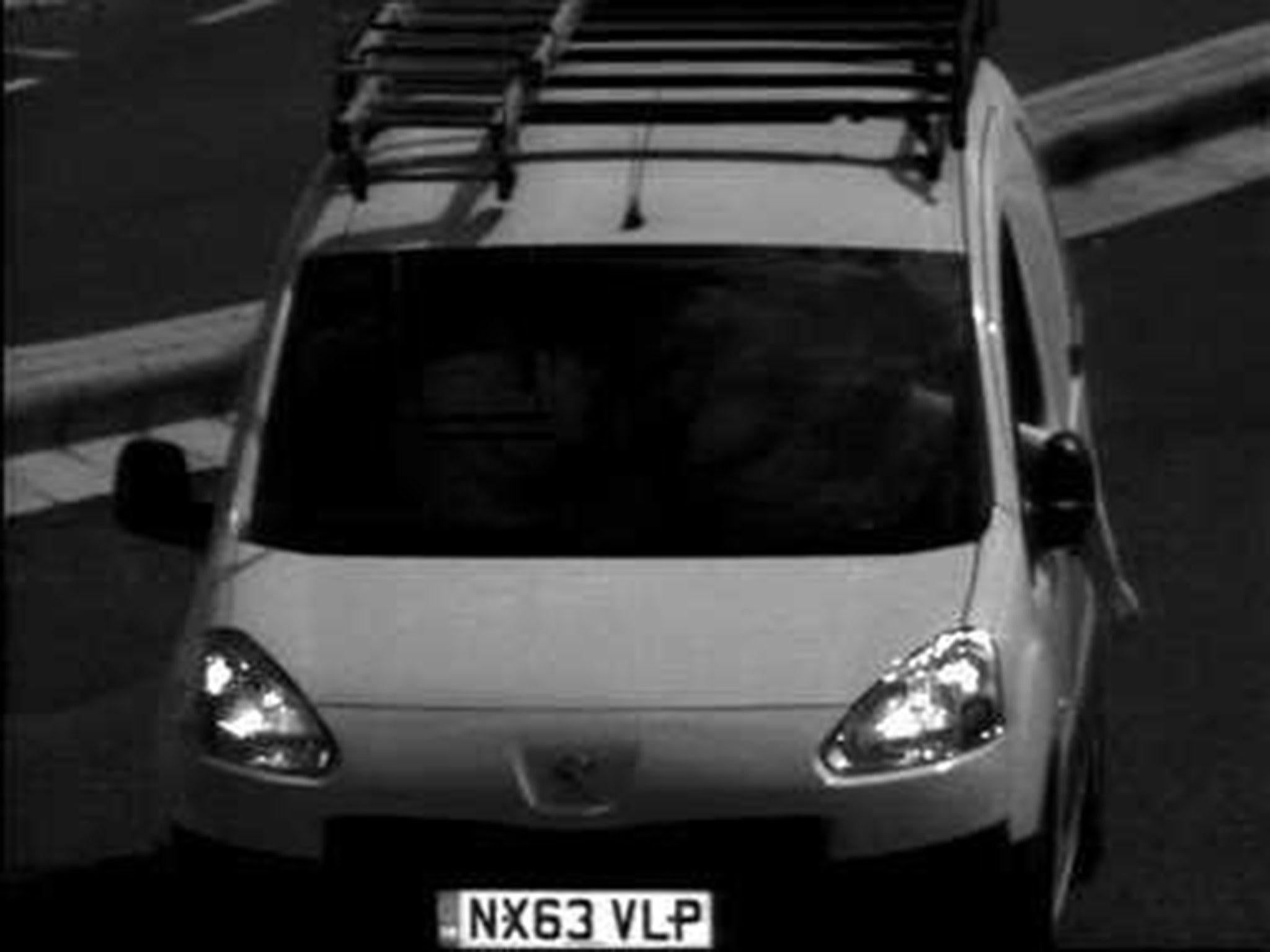 Surrey Police are appealing for information about the drivers of this Peugeot Partner van, registration NX63 VLP