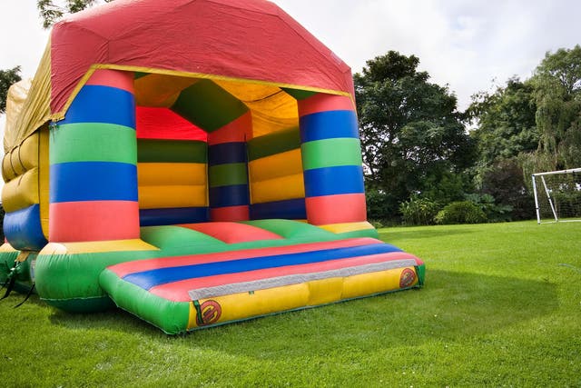 <p>The two-year-old lost his life when the bounce house became airborne on Saturday in Arizona </p>