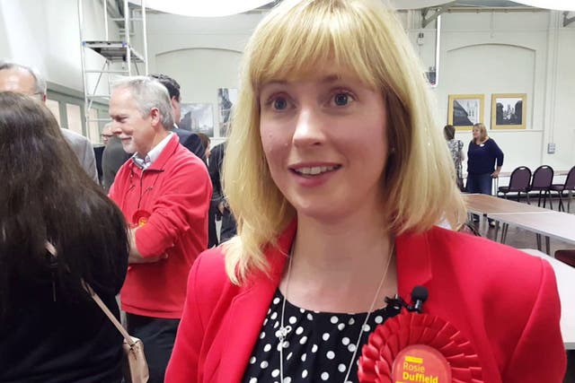 <p>Rosie Duffield, who won Canterbury four years ago, has said what she believes other Labour MPs are thinking</p>