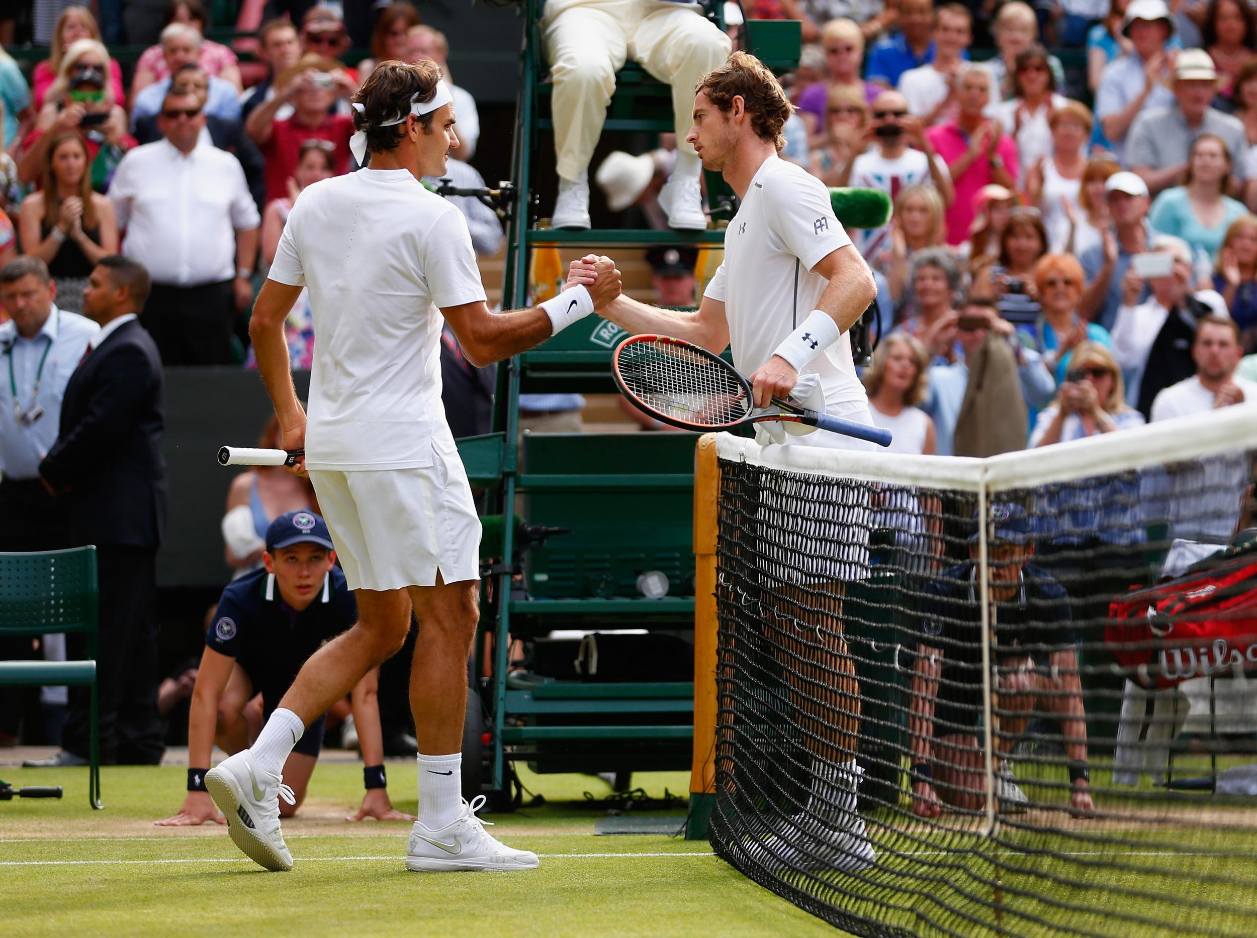 &#13;
Federer praised Murray for being "as tough as nails" &#13;